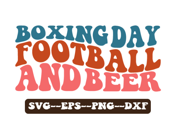 Boxing Day Football and Beer Wavy Svg Review