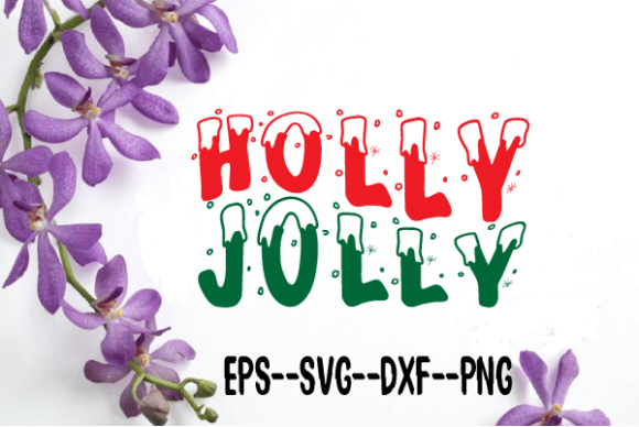 Holly Jolly Retro Wavy SVG: A Designer’s Take