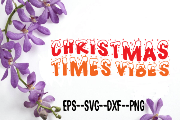 Reviewing Christmas Times Vibes Retro Wavy SVG