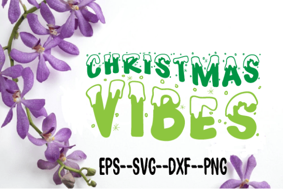 Reviewing CHRISTMAS VIBES. Retro Wavy Svg for Embroidery