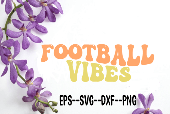 Reviewing Football Vibes Retro Wavy Svg for Stitch Projects