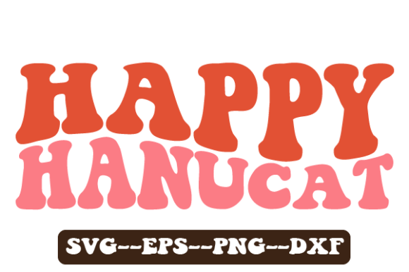 Reviewing the Happy Hanucat Hanukkah Retro Wavy Svg